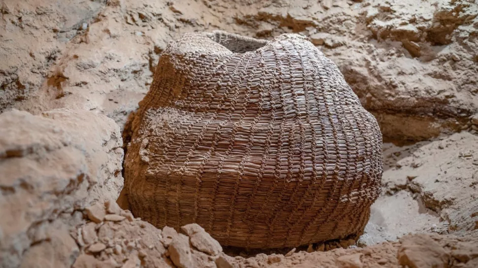 Esta pode ser a cesta inteira mais antiga do mundo.