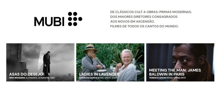 Mubi has a catalog that mixes independent films and classic cinema.