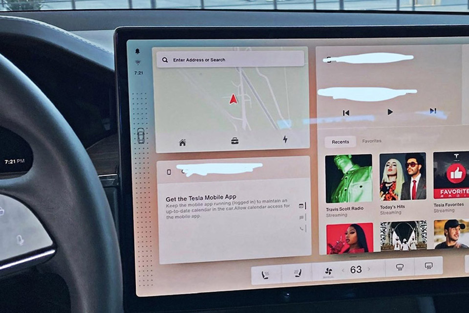 Vazou: veja como será a interface do Tesla Model S reestilizada