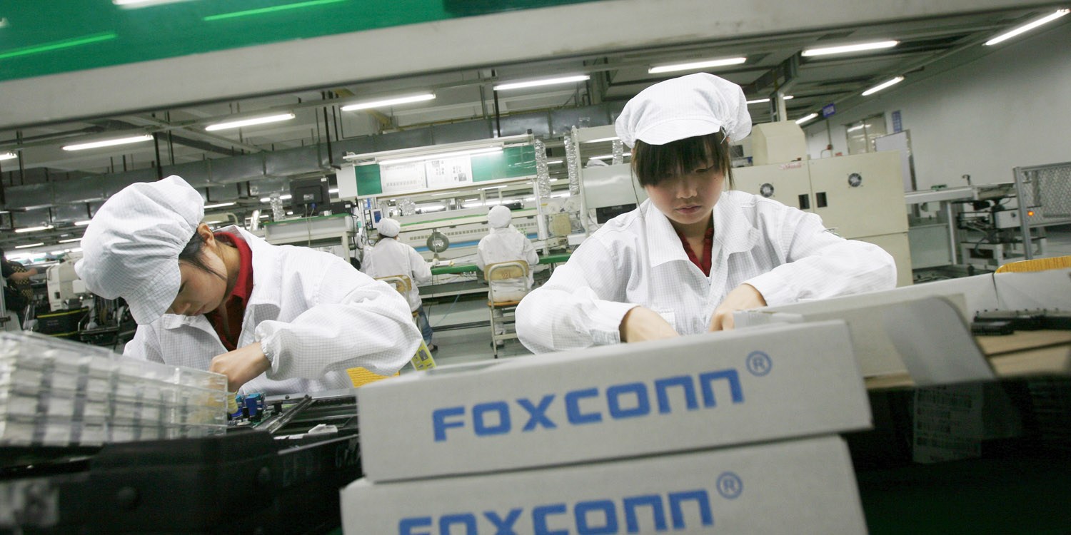 Foxconn é uma das empresas que fabrica produtos da Apple.