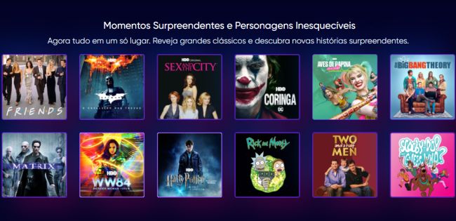 A versão brasileira do site do HBO Max já está no ar.