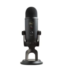 Imagem: Microfone Blackout Condensador Blue Yet