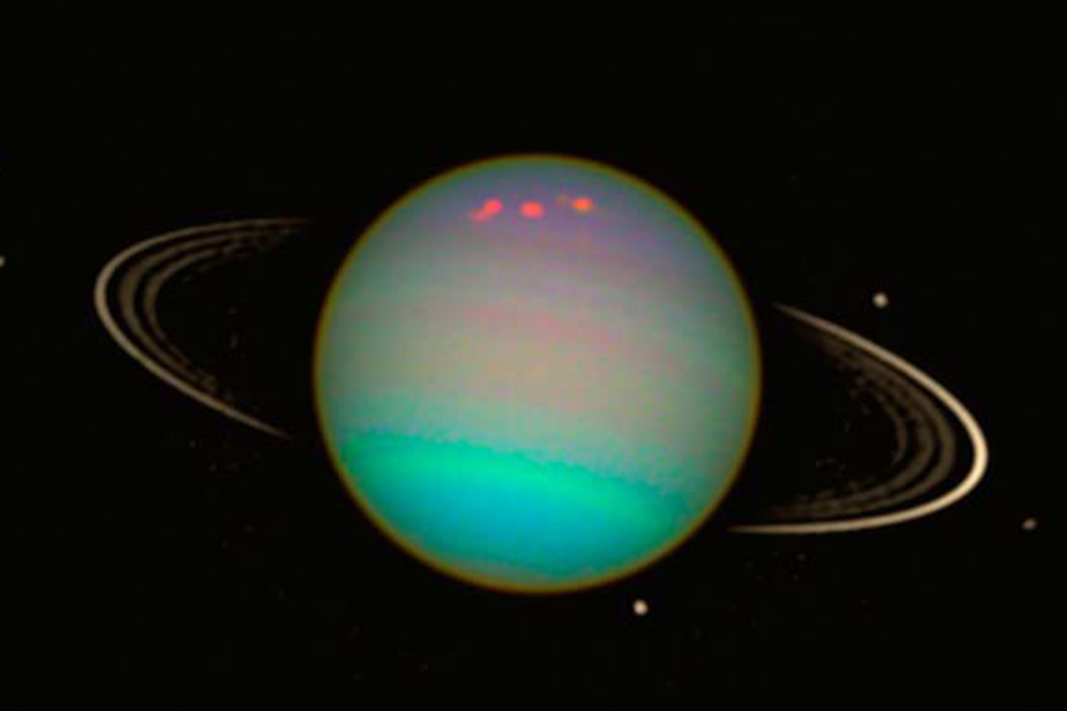 Emissões de raios-X identificadas pela primeira vez em Urano