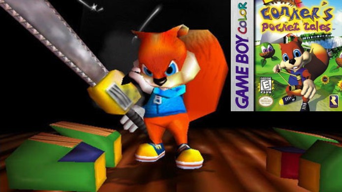 Conker changed from cute mascot to a drunkard