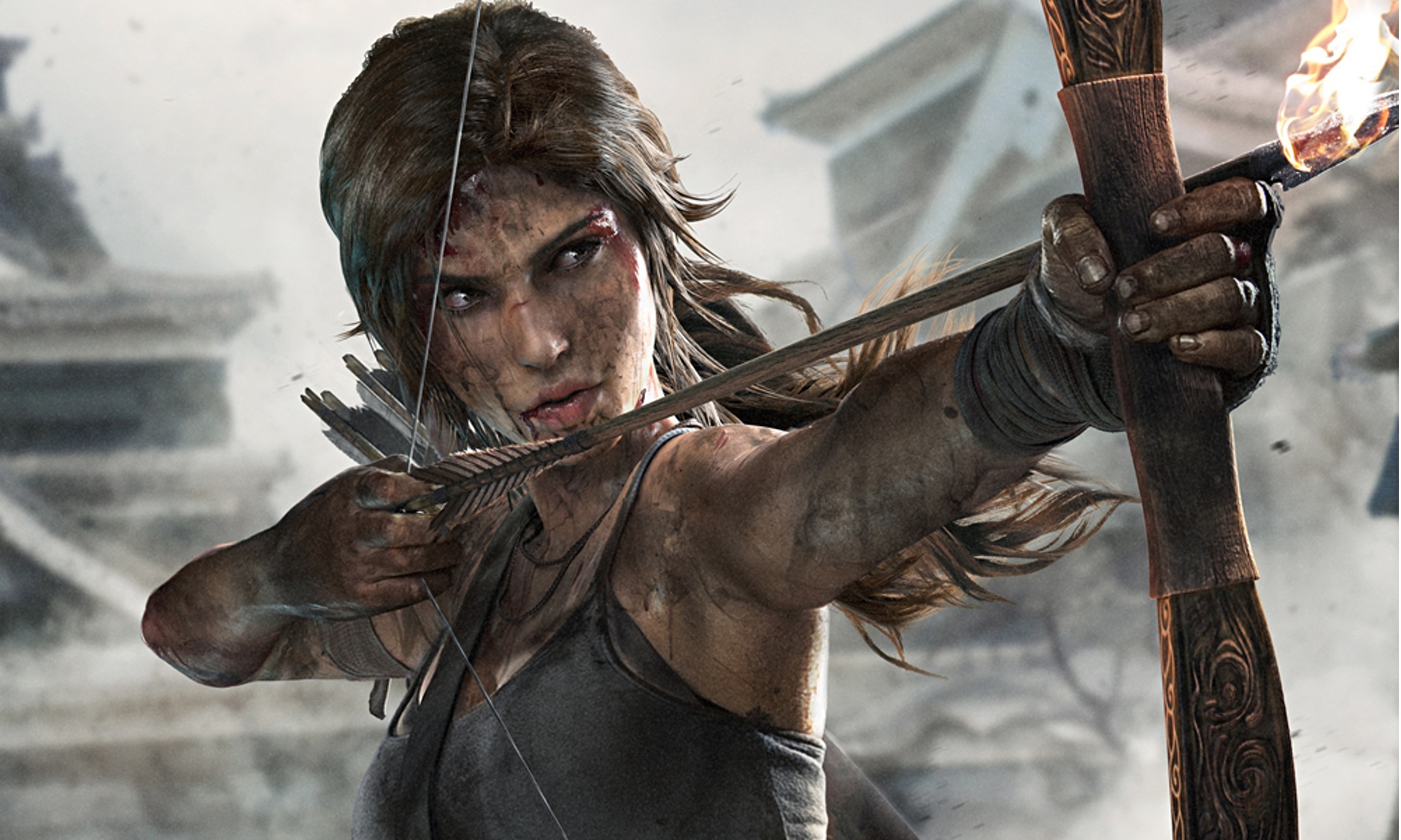 Lara Croft from the 2013 reboot is more human in both her motivations and appearance