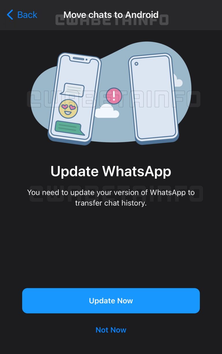 WhatsApp, WhatsApp terá migração de conversas entre Android e iOS