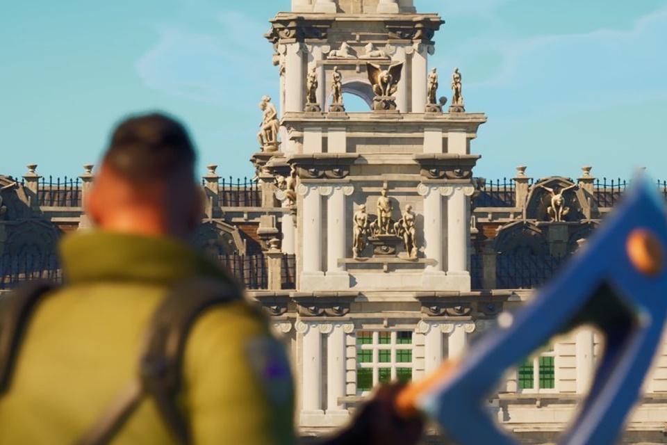 Jogador reconstrói mansão de Lara Croft em Fortnite