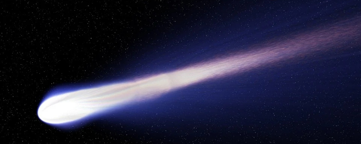 Imagem de: Astrônomos descobrem cometa coberto com 'pó de talco'