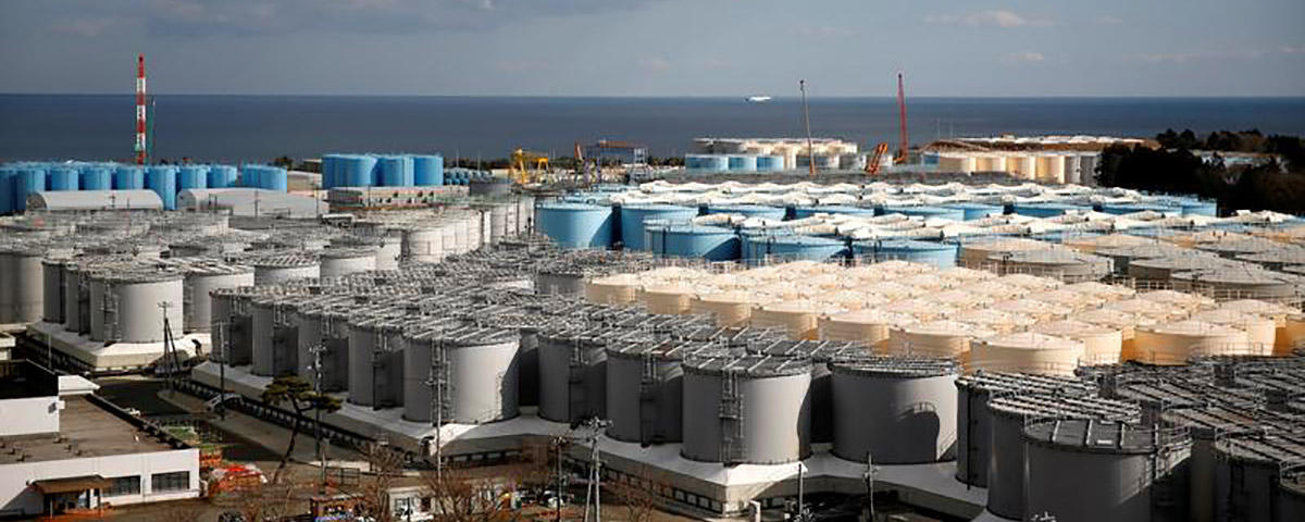 Imagem de: Japão vai despejar a água contaminada da usina de Fukushima no mar