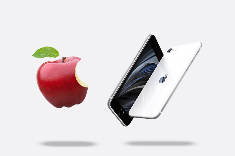 Surpreendido, britânico compra maçãs e recebe iPhone SE de brinde