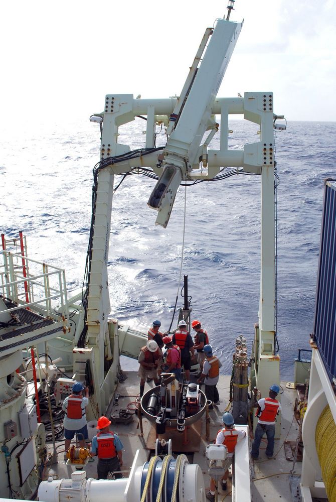 Amostras do fundo do oceano foram coletadas em 30 pontos diferentes do Pacífico.