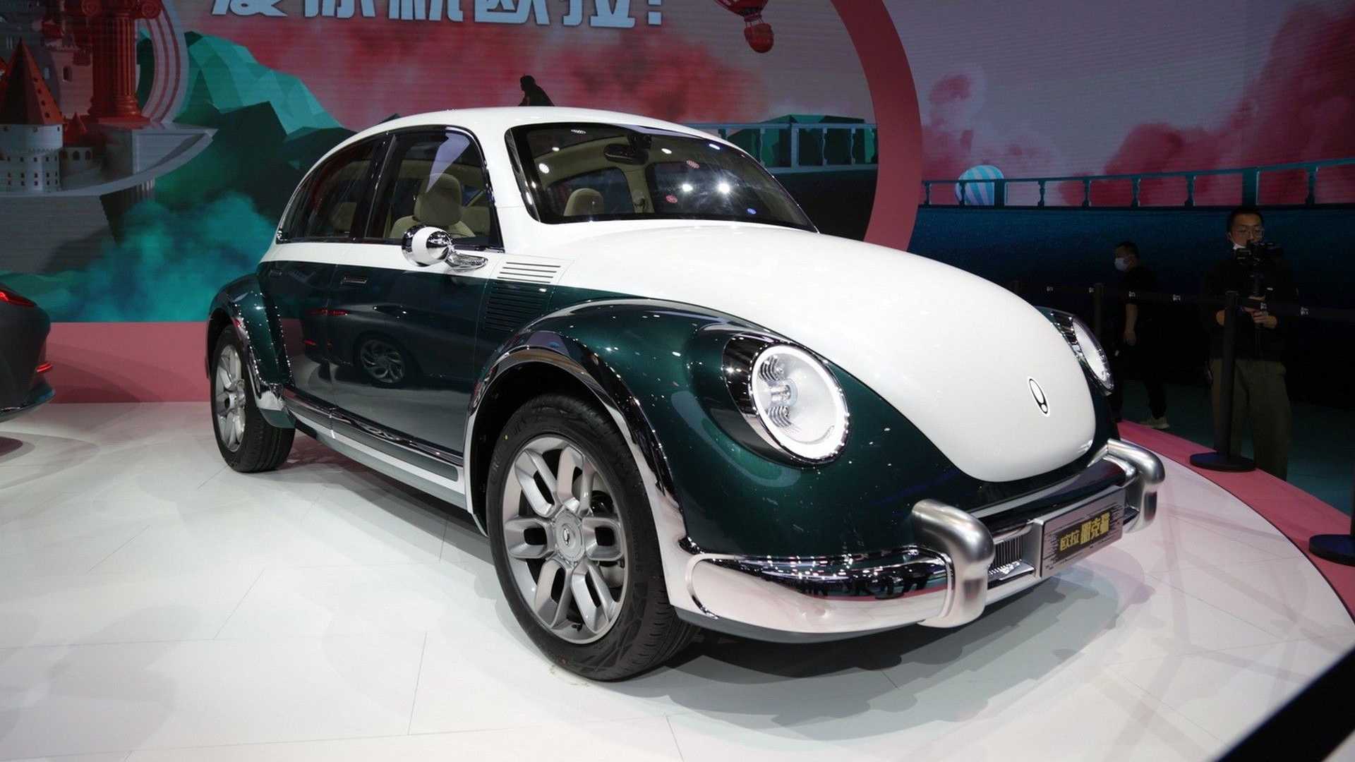 ‘Fusca elétrico chinês’ mostra mais semelhanças com o clássico da VW