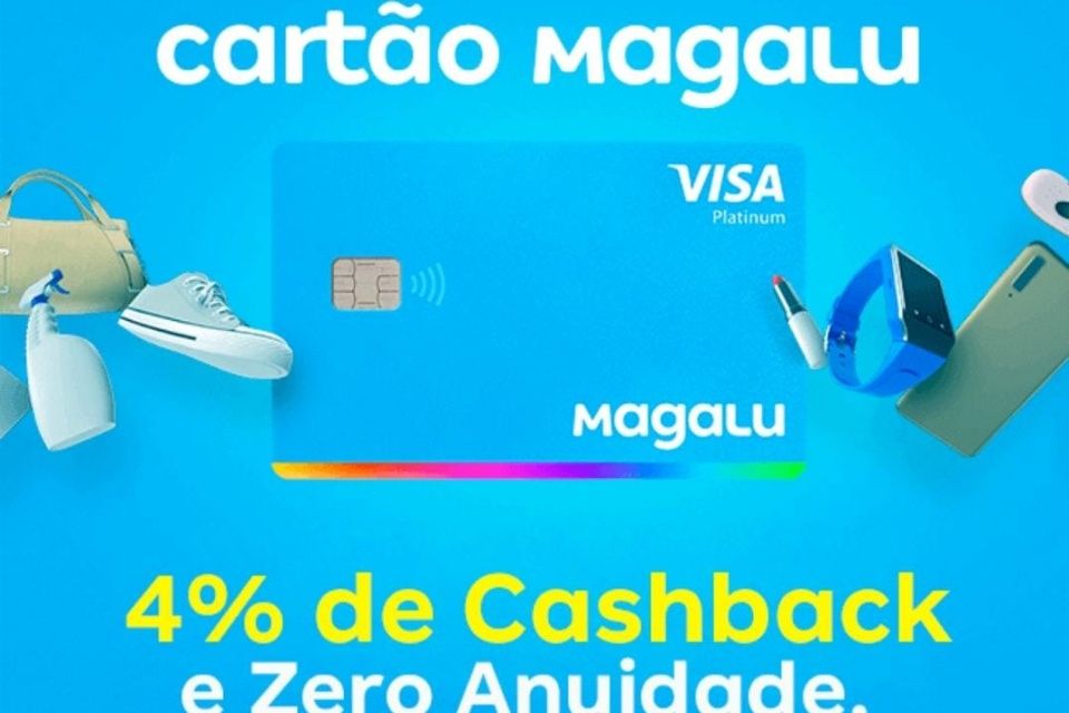 Magalu lança cartão de crédito sem anuidade e com cashback
