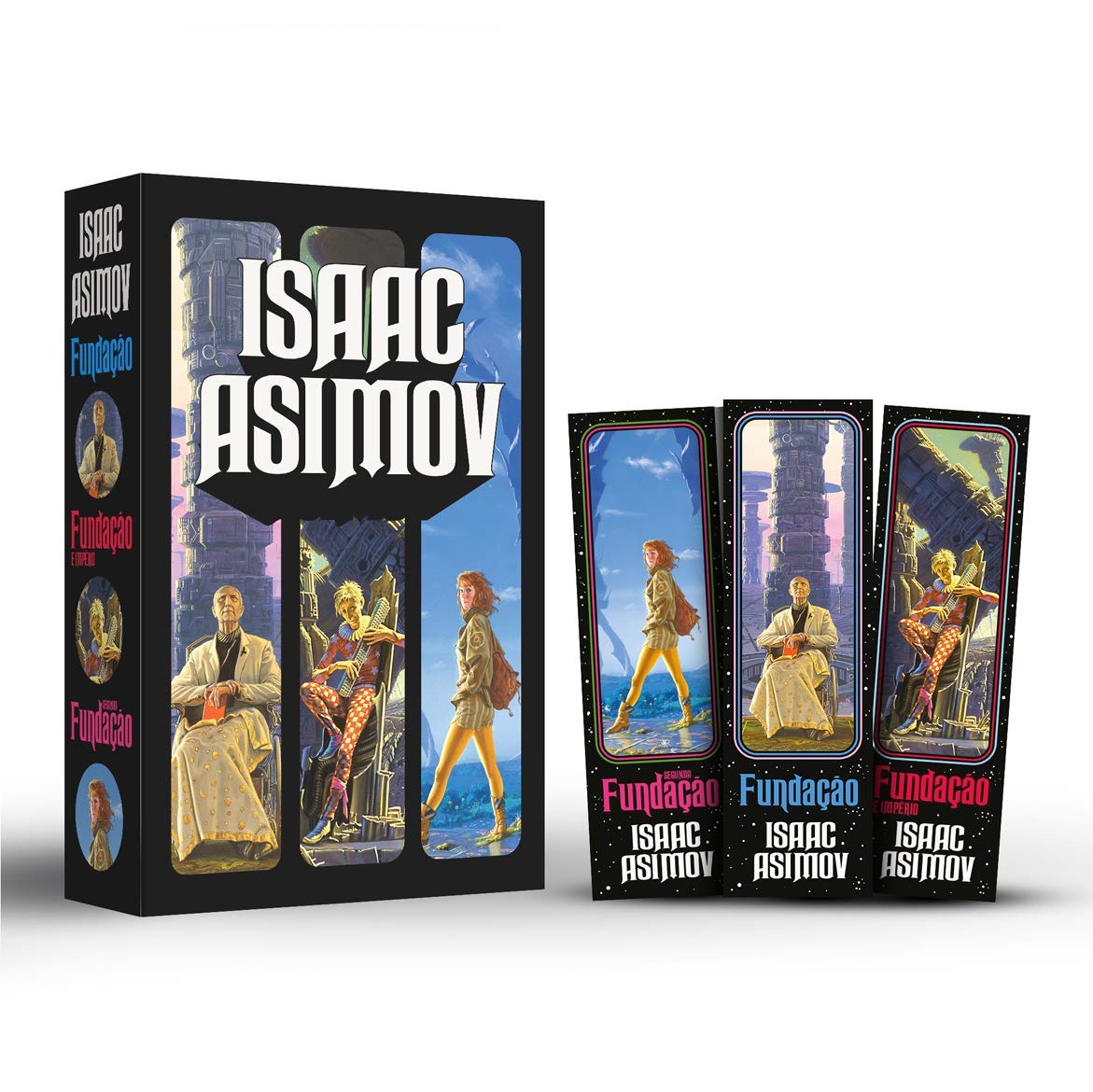 Imagem: Box Trilogia Da Fundação + 3 Marcadores Exclusivos, Isaac Asimov
