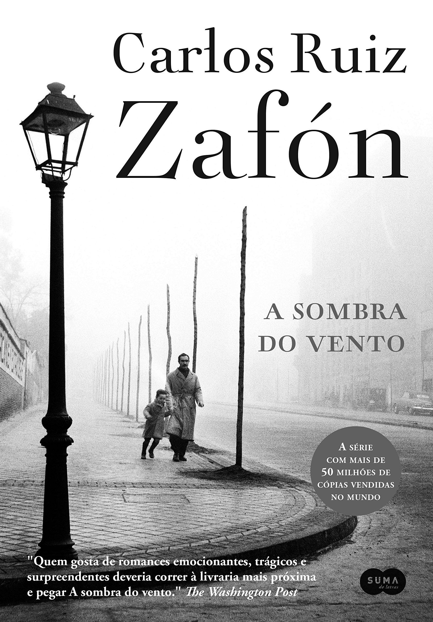 Imagem: Livro A sombra do vento, Carlos Ruiz Zafón