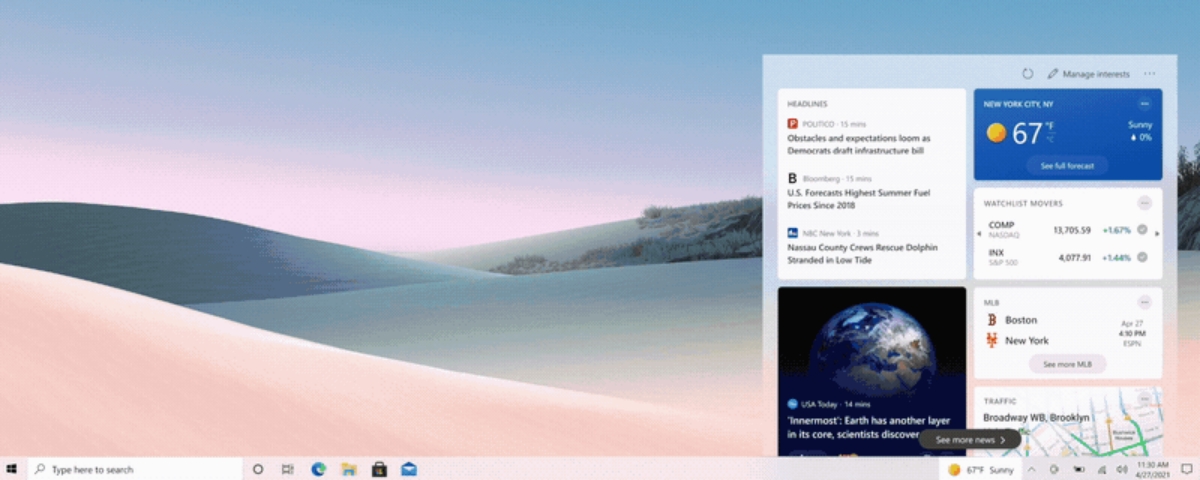 Imagem de: Como personalizar a barra de tarefas do Windows 10