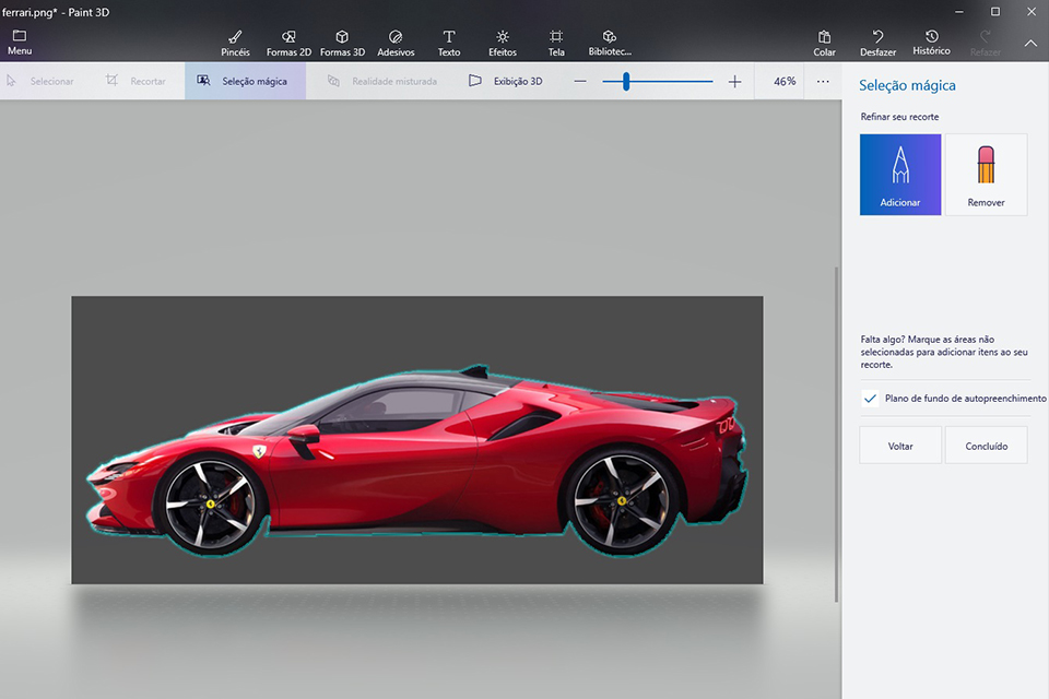 Paint: como deixar uma foto com fundo transparente