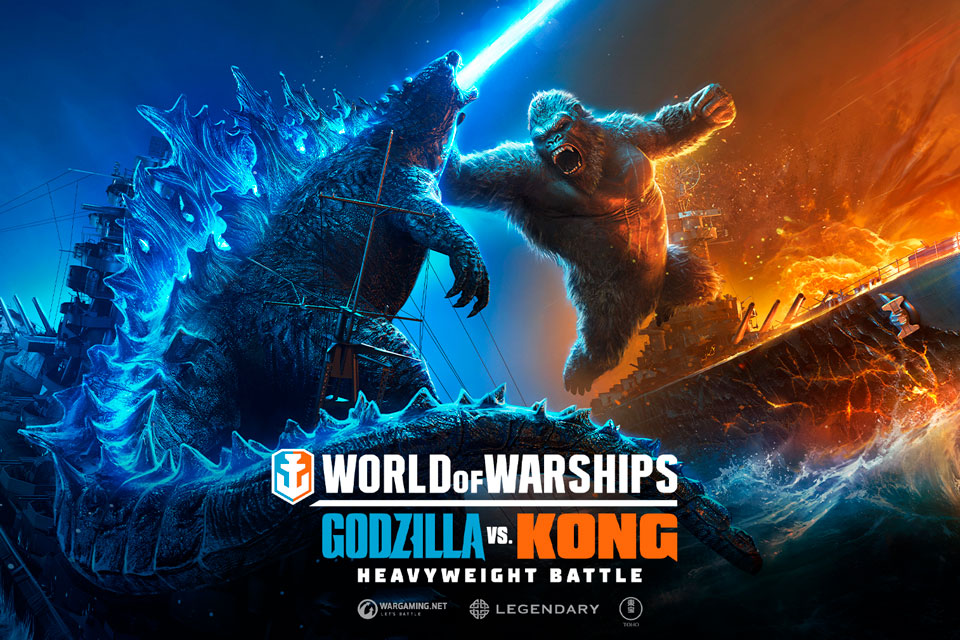Godzilla e King Kong chegaram à World of Warships