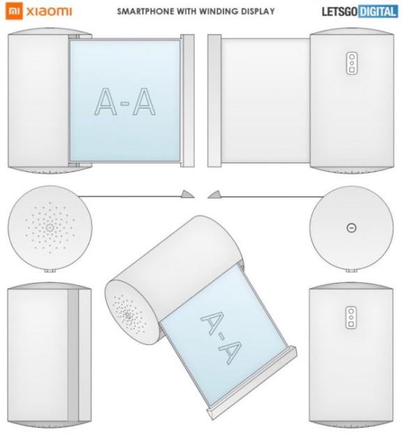 Algumas ilustrações do modelo híbrido da Xiaomi.