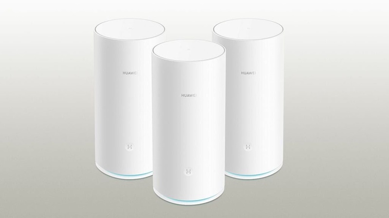 Esses dispositivos da Huawei utilizam a tecnologia Mesh para levar o sinal para todos os cantos da casa. (Fonte: reprodução/Huawei)