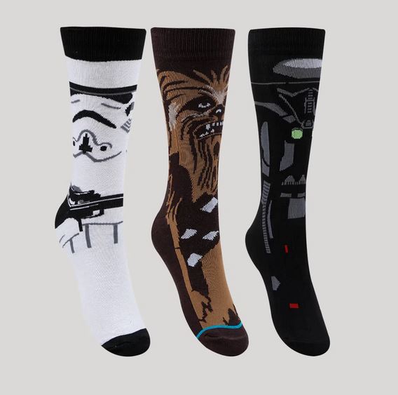 Imagem: Kit com 3 meias Star Wars