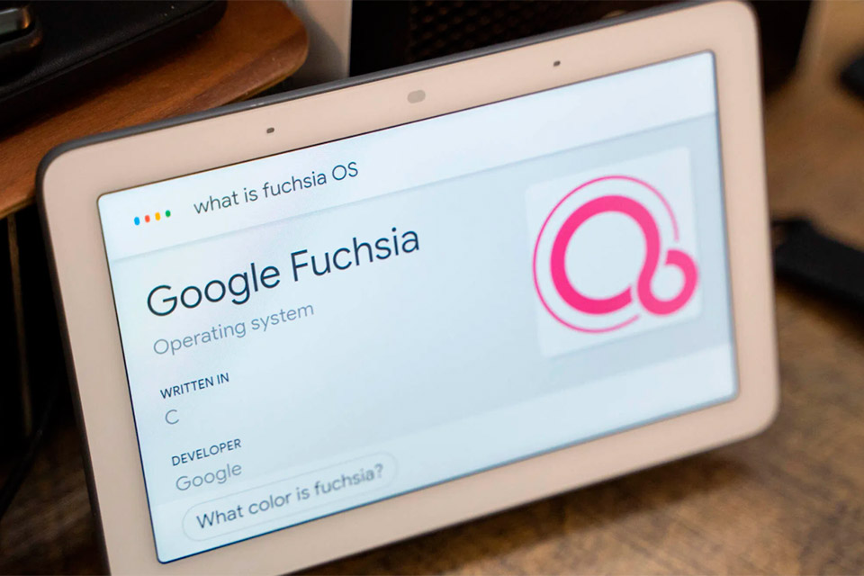 Google lança Fuchsia OS oficialmente para o primeiro Nest Hub