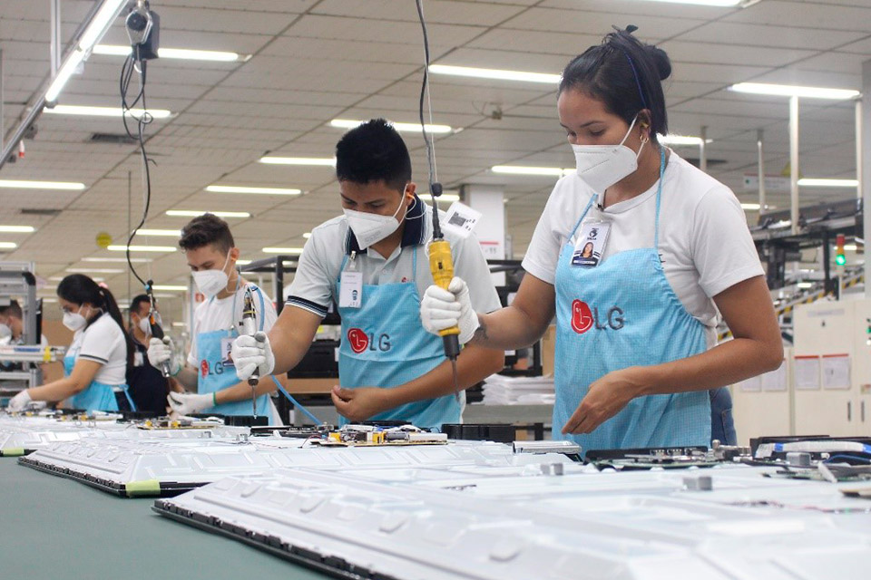 LG expande fábrica em Manaus após saída do mercado de celulares