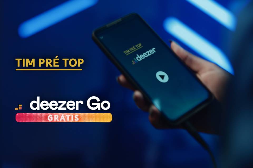 TIM oferece Deezer GO grátis nos planos pré-pagos