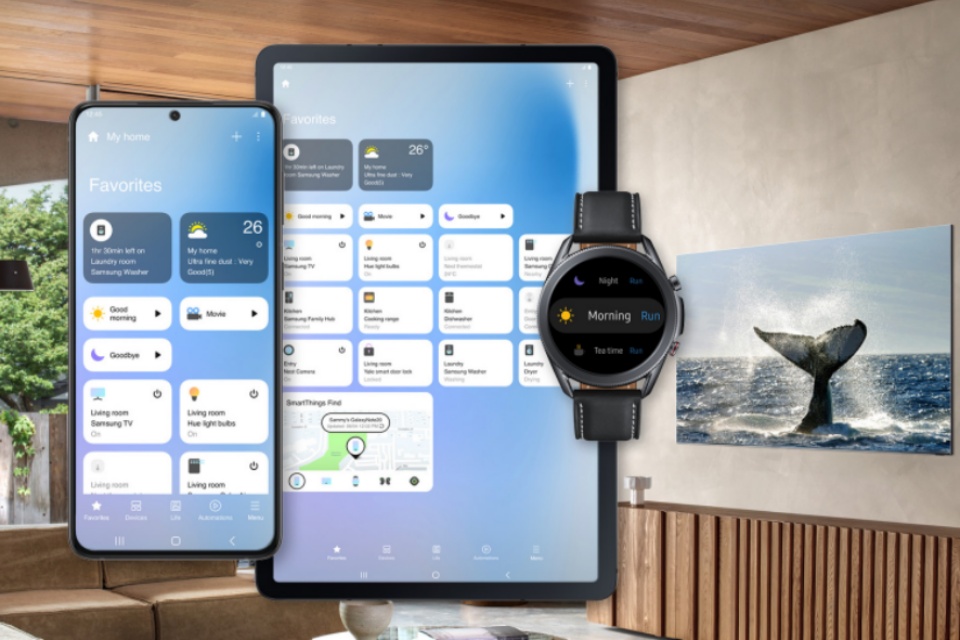 App Samsung SmartThings é atualizado com nova interface