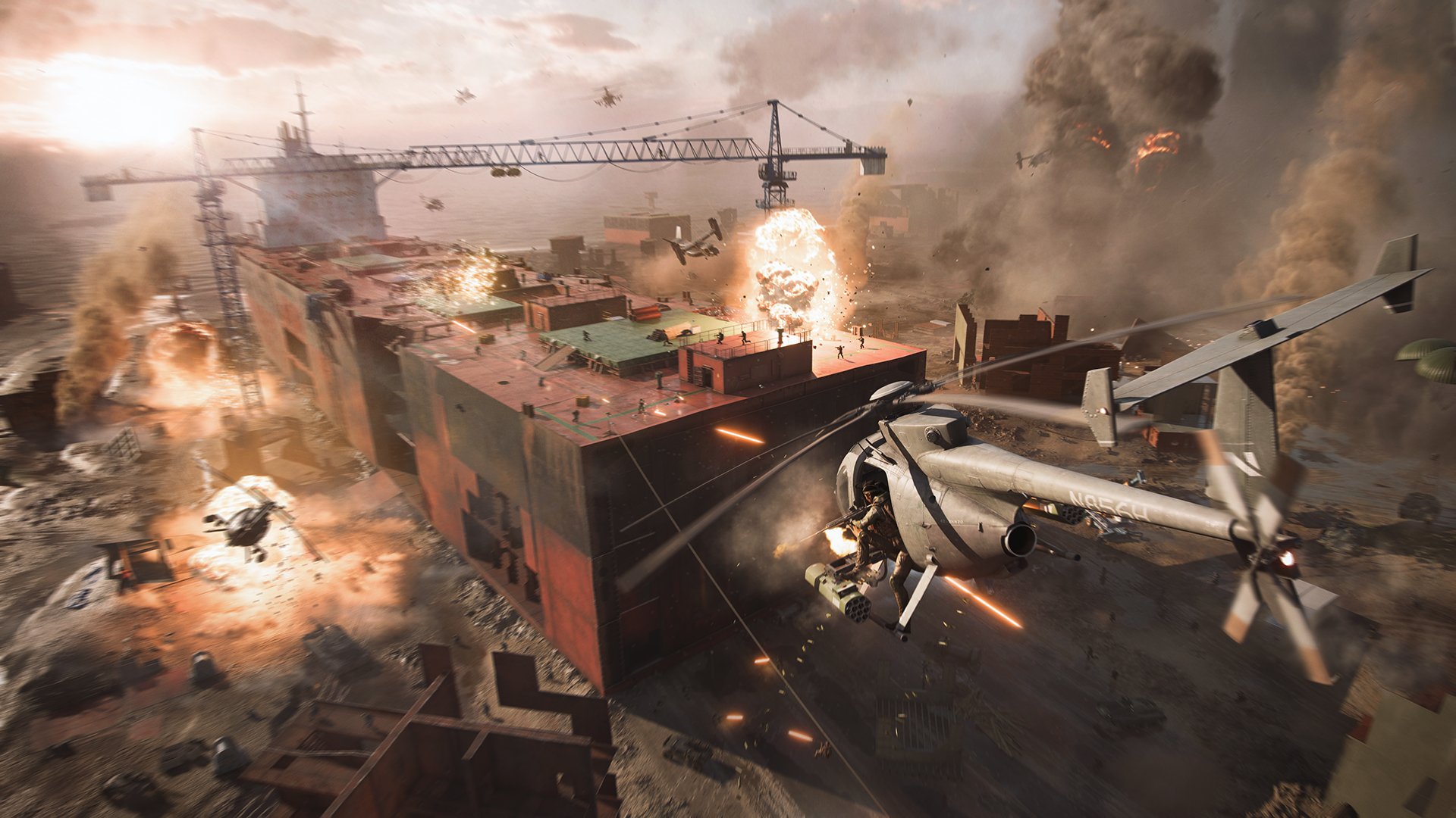 Battlefield 2042 é revelado oficialmente com gameplay explosivo