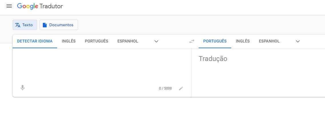 (Fonte: Google Tradutor/Reprodução)