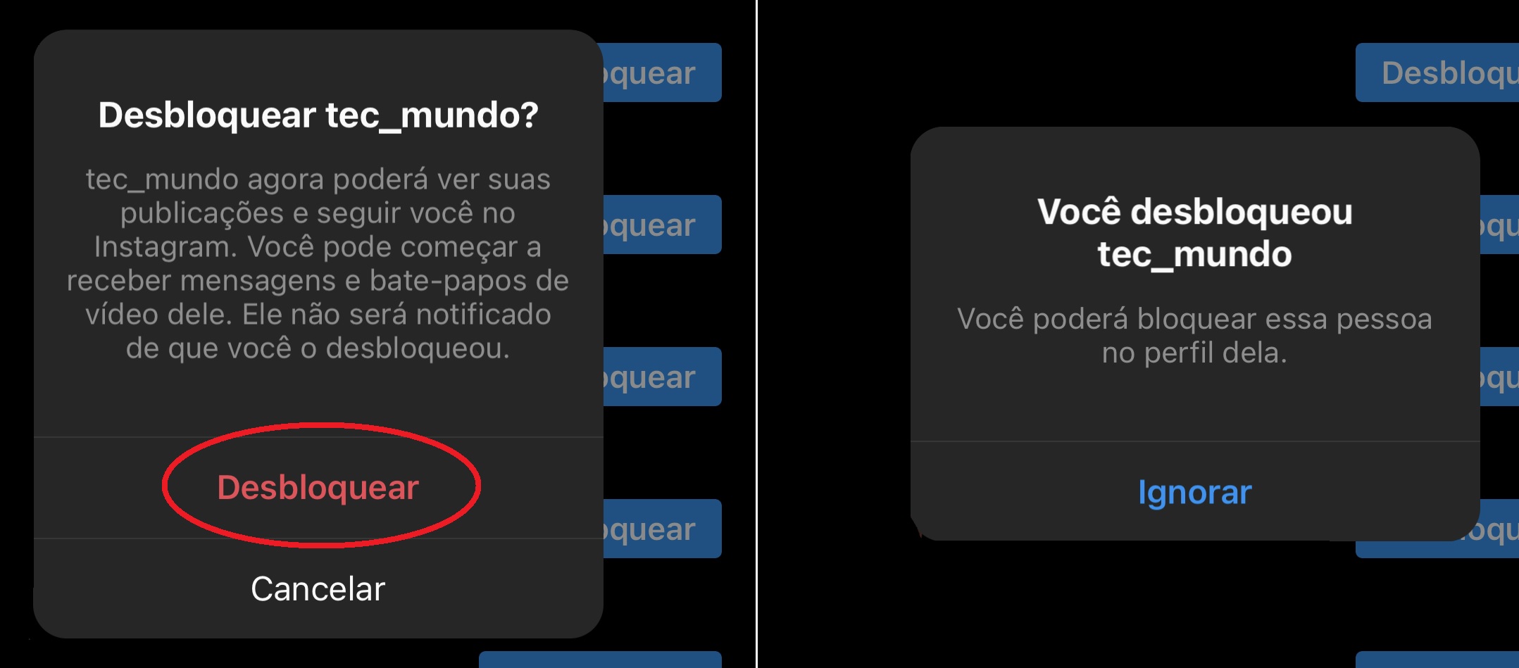 Como Desbloquear Uma Pessoa No Instagram Tecmundo