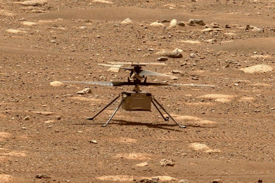 Helicóptero da NASA em Marte recebe prêmio de exploração espacial