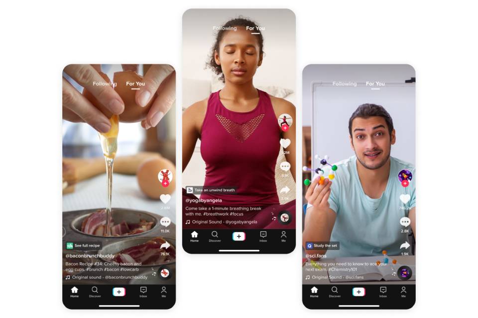 TikTok Jump traz links de receitas e tutoriais para rede social