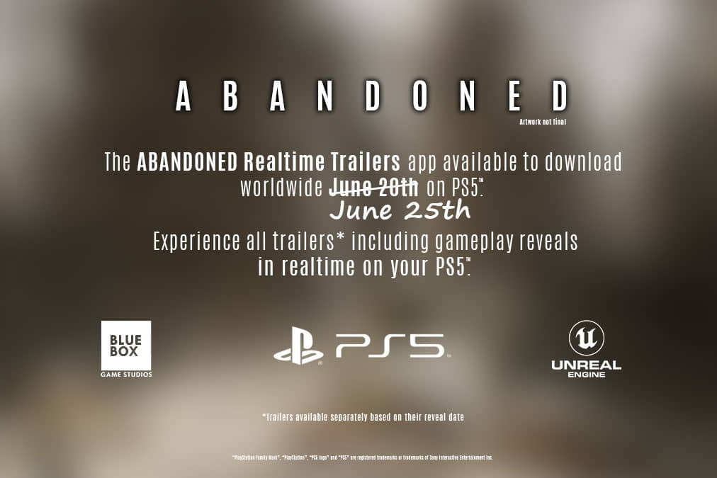 'App-trailer' de Abandoned para PS5 é adiado para agosto