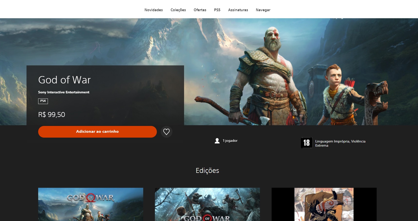 Jogos PlayStation Hits registram aumento de preço em 24% no Brasil