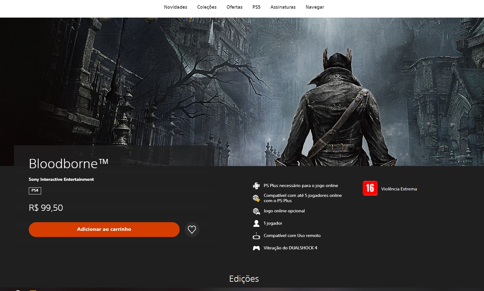 Jogos PlayStation Hits registram aumento de preço em 24% no Brasil