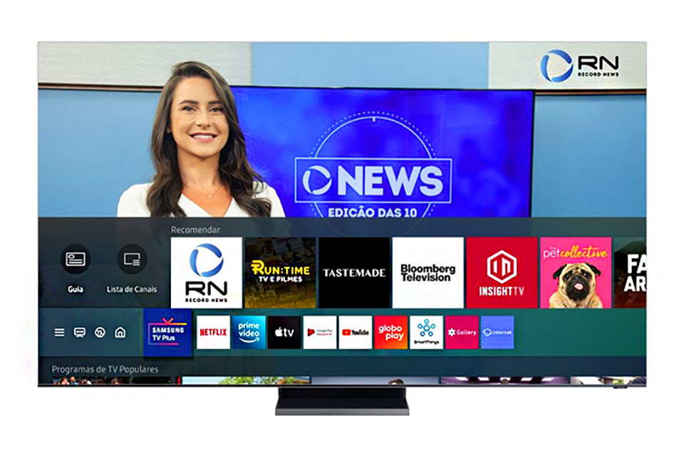 Samsung TV Plus recebe mais canais de streaming gratuitos