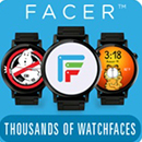 Logo Facer Android Wear Watch Faces Ícone Logo Facer Android Wear Watch Faces Ícone