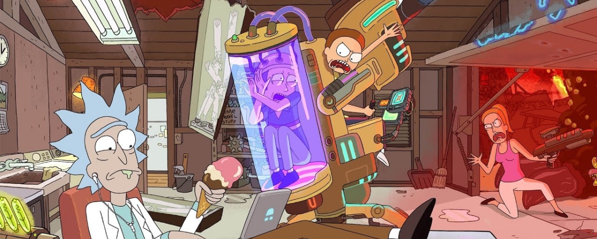 Imagem de: Rick e Morty 5x4: Rick cria monstros em laboratório (promo)