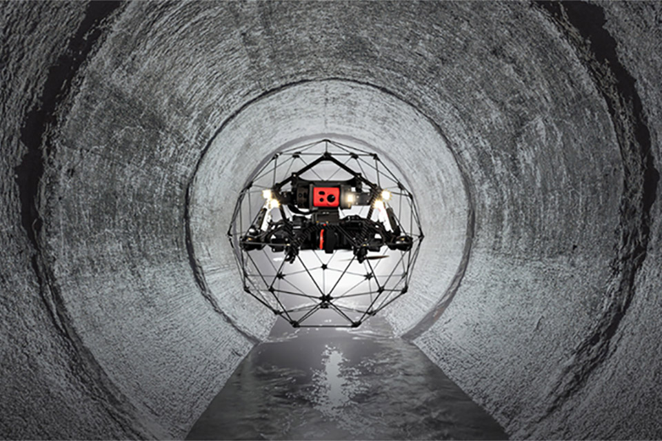 Enel utiliza drones para inspecionar sua rede elétrica subterrânea
