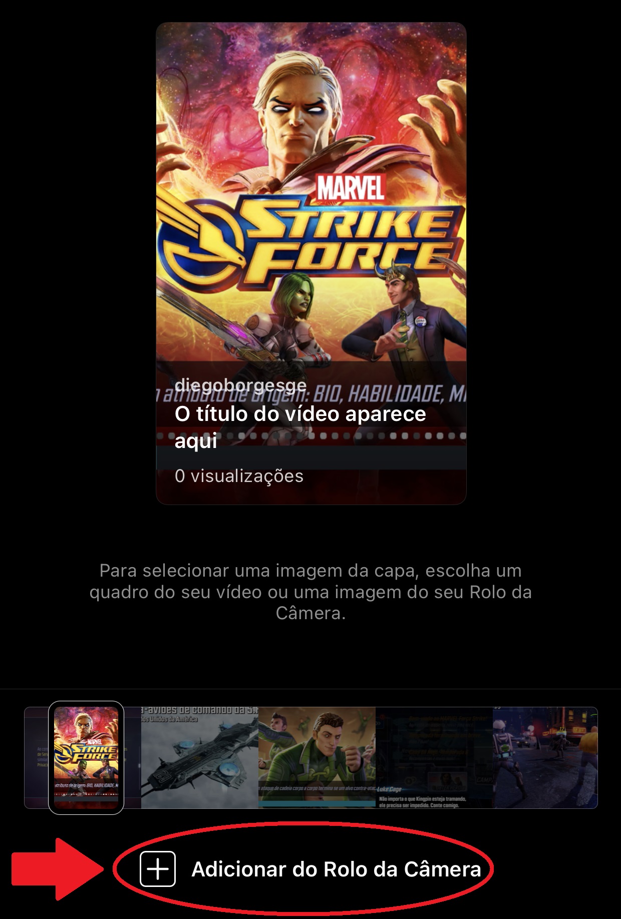 Selecione a opção