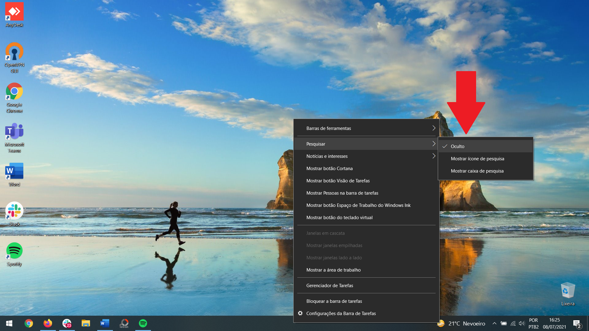 Windows 10 Como Centralizar Os ícones Na Barra De Tarefas Tecmundo 5353