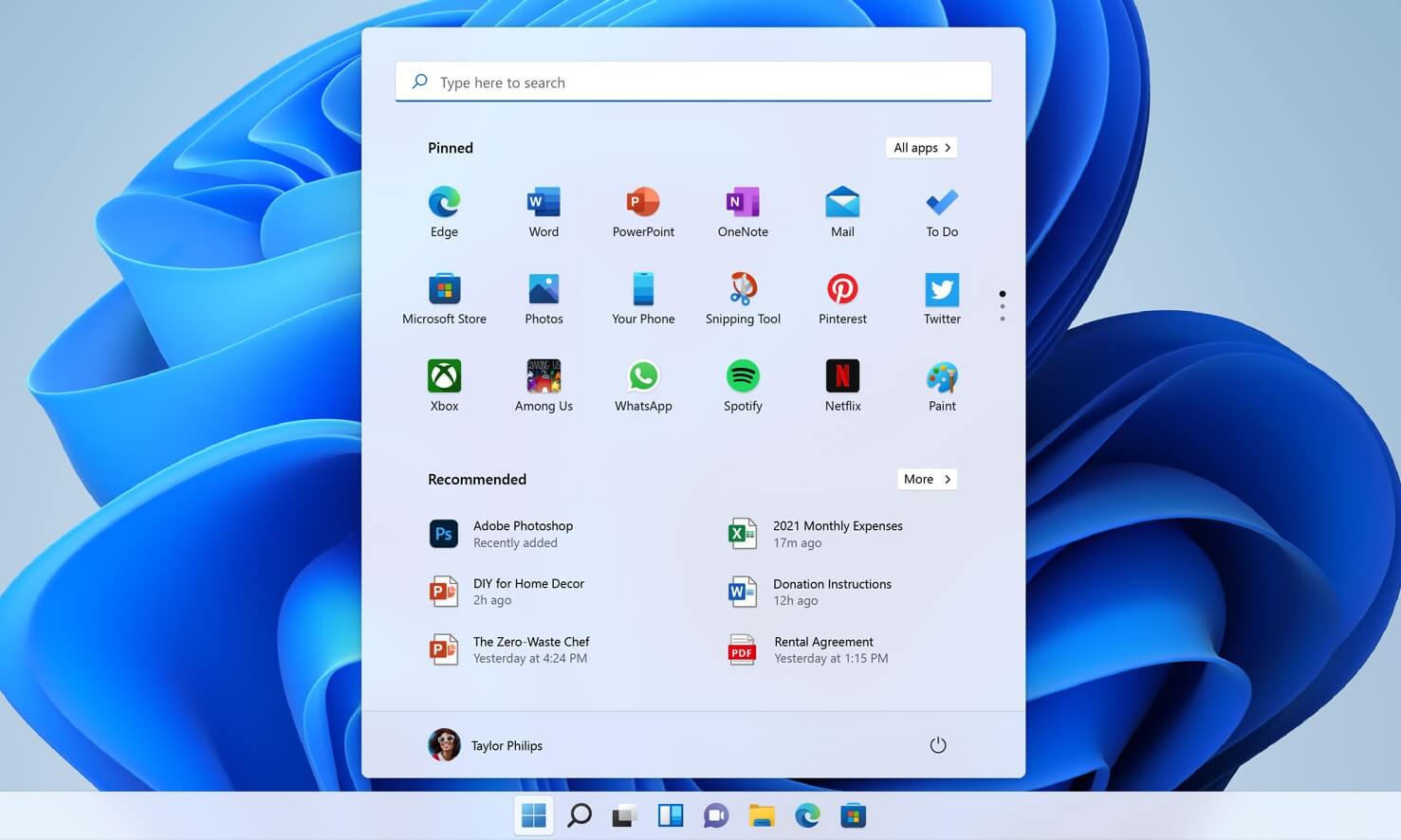 Nova barra de pesquisas do Menu Iniciar no Windows 11. (Fonte: Microsoft, Windows Latest / Reprodução)