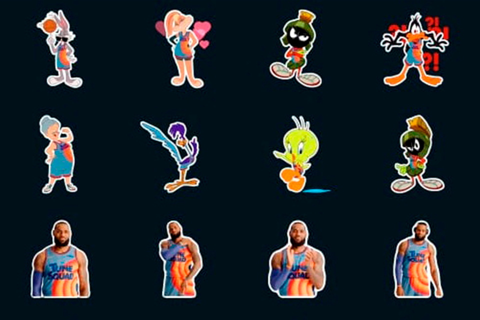 WhatsApp ganha stickers de Space Jam: Um Novo Legado