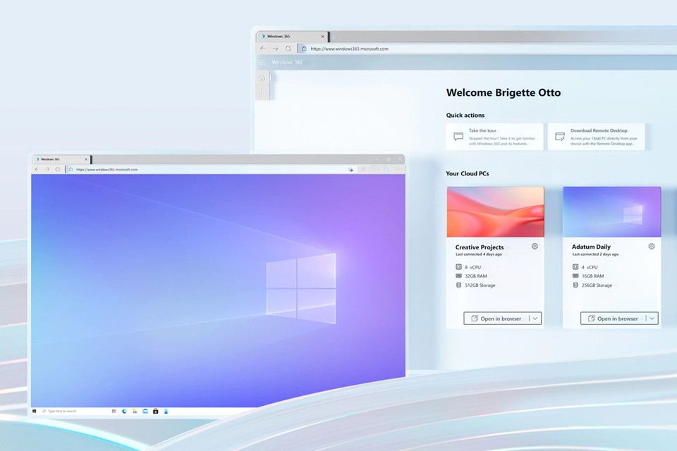 Microsoft anuncia Windows 365 com PCs na nuvem até no Android