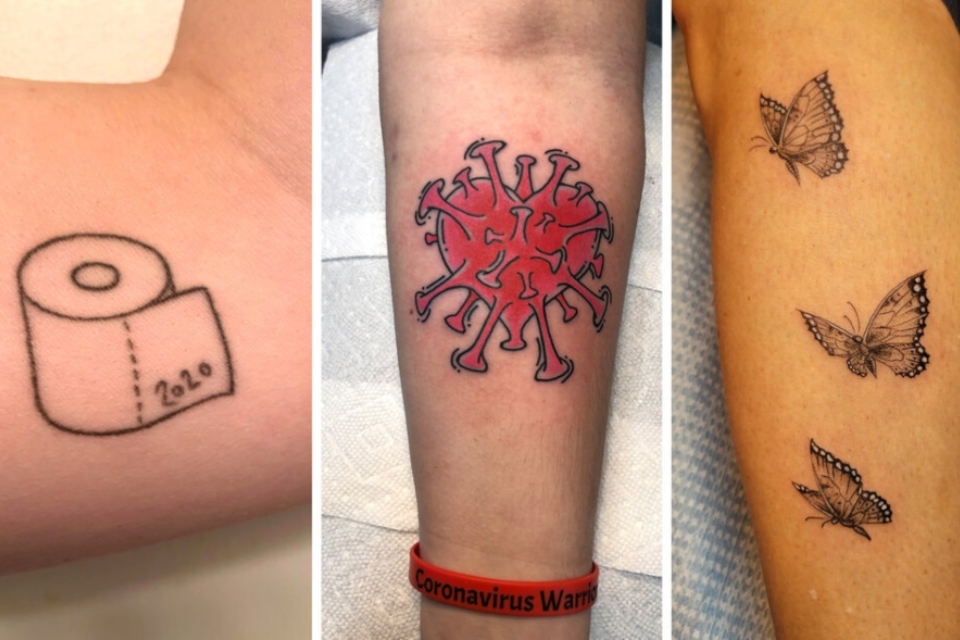Imagem de: Tatuagens da pandemia: você faria uma para imortalizar esse momento?