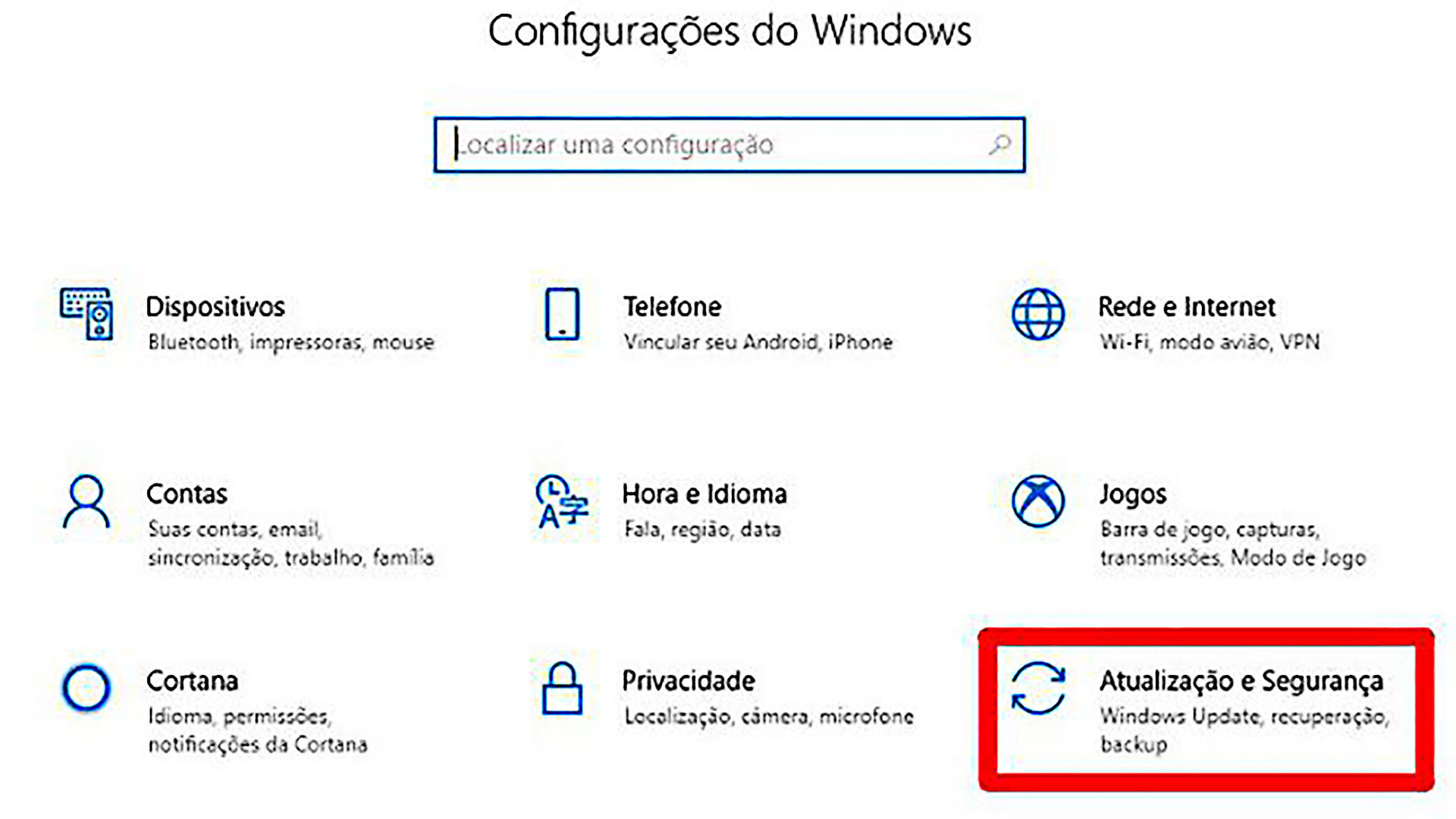 Fonte: Windows 10/Reprodução