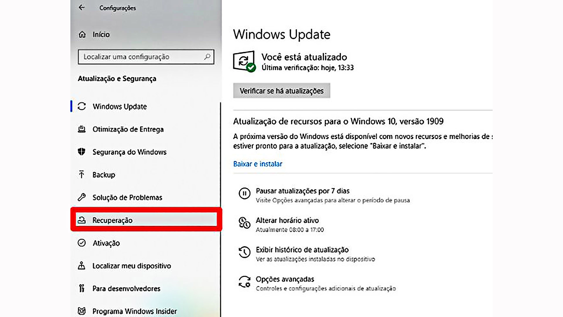 Fonte: Windows 10/Reprodução