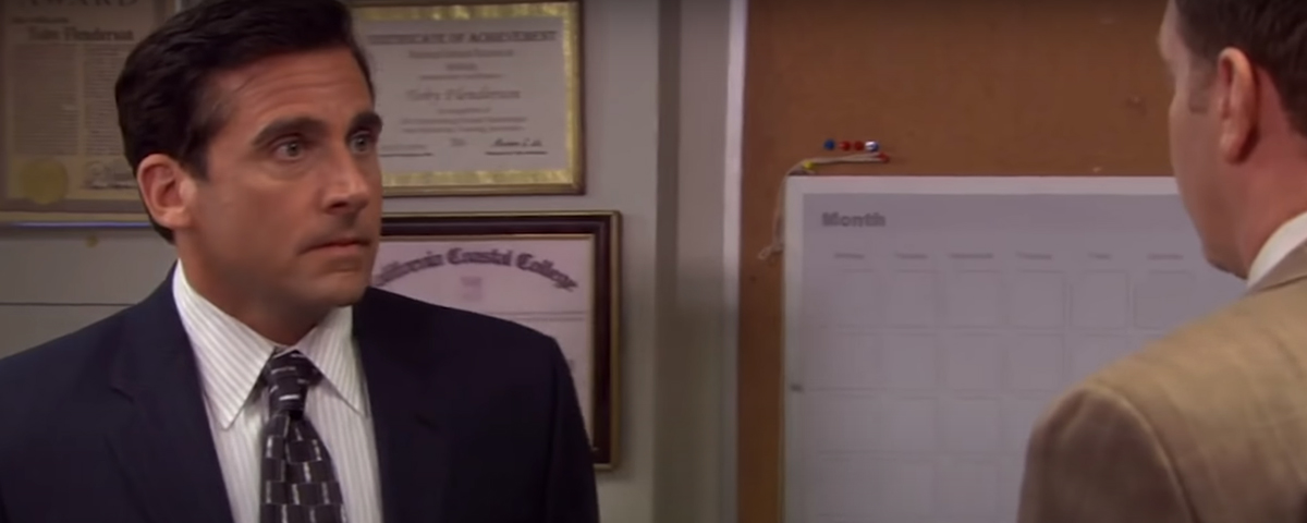 Imagem de: The Office: meme do grito de Michael Scott foi improvisado